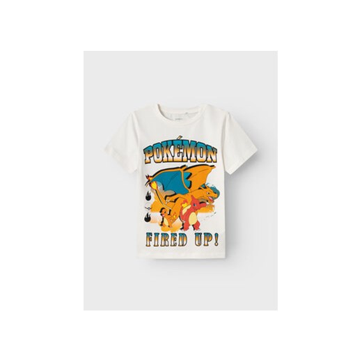 NAME IT T-Shirt POKEMON Jis 13225988 Biały Regular Fit ze sklepu MODIVO w kategorii T-shirty chłopięce - zdjęcie 169819821