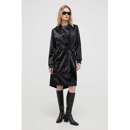 Rains kurtka 18550 Jackets damska kolor czarny przejściowa ze sklepu ANSWEAR.com w kategorii Kurtki damskie - zdjęcie 169821570