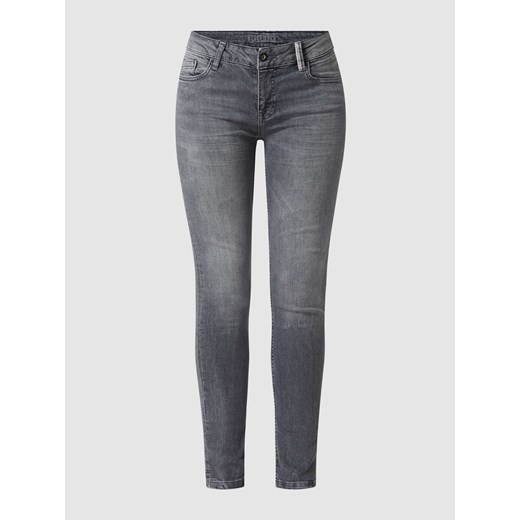 Jeansy o kroju skinny fit z dodatkiem streczu model ‘Alicia’ Blue Fire Jeans 32/30 wyprzedaż Peek&Cloppenburg 
