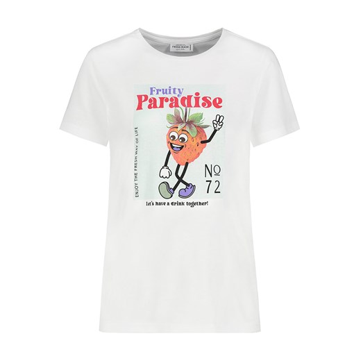Fresh Made Koszulka w kolorze białym ze sklepu Limango Polska w kategorii Bluzki damskie - zdjęcie 169823651