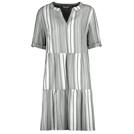 Fresh Made Sukienka w kolorze szaro-białym ze sklepu Limango Polska w kategorii Sukienki - zdjęcie 169823660