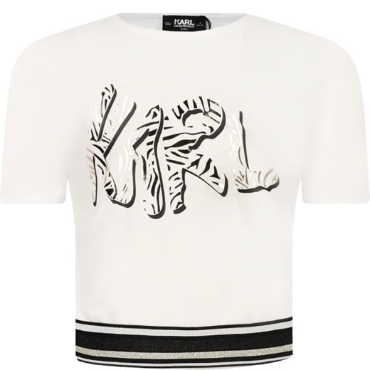 Karl Lagerfeld Kids T-shirt | Regular Fit ze sklepu Gomez Fashion Store w kategorii Bluzki dziewczęce - zdjęcie 169827661