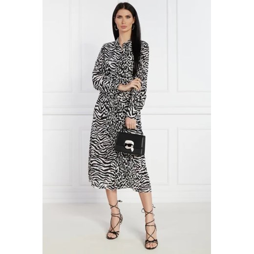 Karl Lagerfeld Skórzana torebka na ramię k/ikonik 2.0 cb lock Karl Lagerfeld OS promocyjna cena Gomez Fashion Store