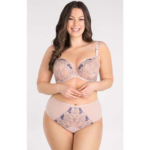 Biustonosz miękki soft beżowy K831 Flower Bomb, Kolor beżowy, Rozmiar 100C, Gorsenia 80K Intymna