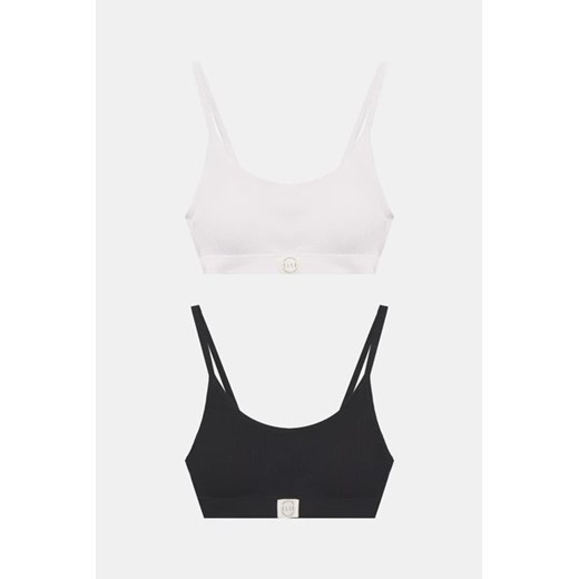 ELLE Biustonosz sportowy 2-pak - Wielokolorowy - Kobieta - L (L) Elle S (S) Halfprice