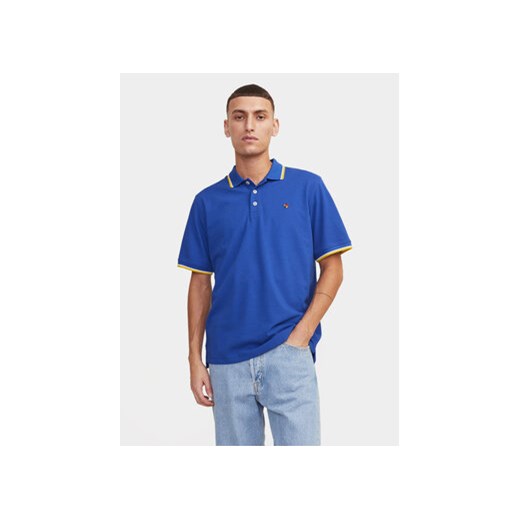 Jack&Jones Polo Bluwin 12169064 Niebieski Regular Fit ze sklepu MODIVO w kategorii T-shirty męskie - zdjęcie 169832980