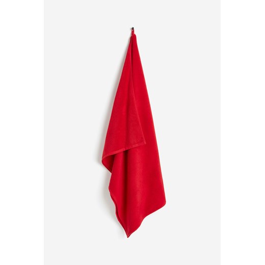H & M - Duży ręcznik kąpielowy z frotte - Czerwony ze sklepu H&M w kategorii Ręczniki - zdjęcie 169834081