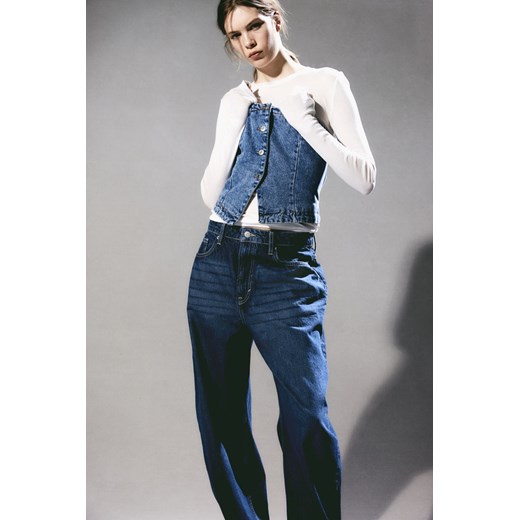H & M - Baggy High Jeans - Niebieski ze sklepu H&M w kategorii Jeansy damskie - zdjęcie 169834263