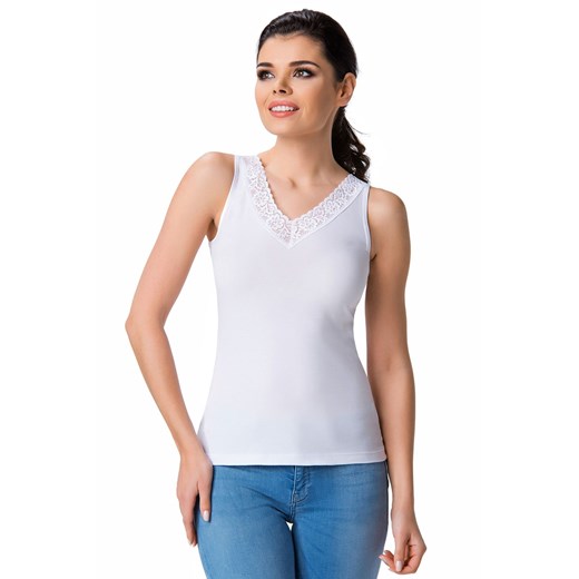 Koszulka damska biała Laura Golden Queen ze sklepu 5.10.15 w kategorii Bluzki damskie - zdjęcie 169834754