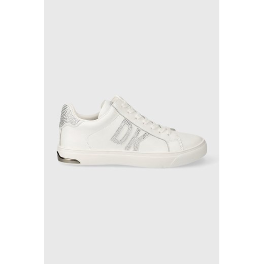 Dkny sneakersy ABENI RHINESTONE LOG kolor biały K1426611 ze sklepu ANSWEAR.com w kategorii Buty sportowe damskie - zdjęcie 169836782