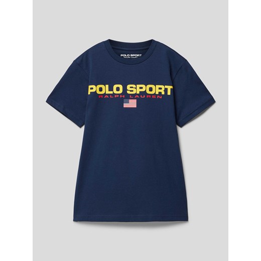 T-shirt chłopięce Polo Sport w nadruki 