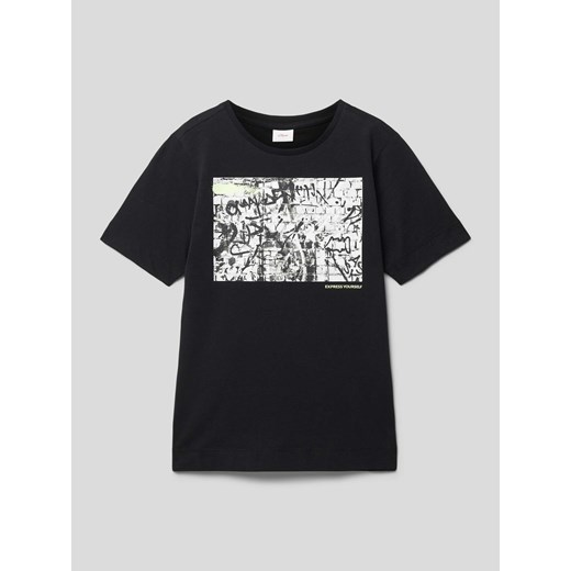 T-shirt z nadrukowanym motywem ze sklepu Peek&Cloppenburg  w kategorii T-shirty chłopięce - zdjęcie 169838591