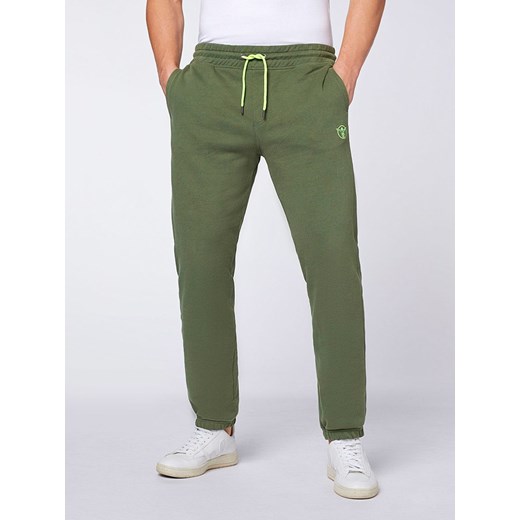 Chiemsee Spodnie dresowe w kolorze zielonym ze sklepu Limango Polska w kategorii Spodnie męskie - zdjęcie 169840031