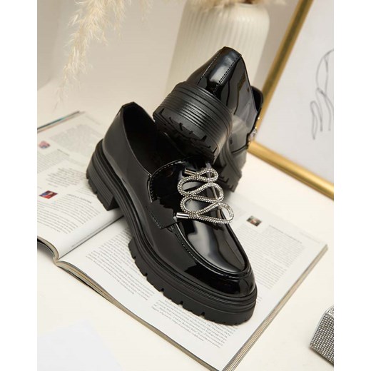 Royalfashion Lakierowane mokasyny damskie Celersa Royalfashion.pl 41 promocja royalfashion.pl