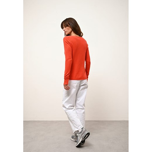 Just Cashmere Kaszmirowy sweter &quot;Joan&quot; w kolorze pomarańczowym Just Cashmere XL okazyjna cena Limango Polska