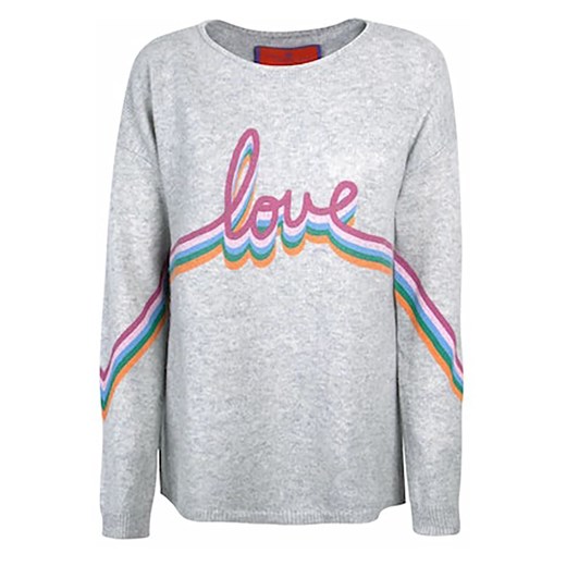 LIEBLINGSSTÜCK Sweter w kolorze jasnoszarym ze sklepu Limango Polska w kategorii Swetry damskie - zdjęcie 169841031