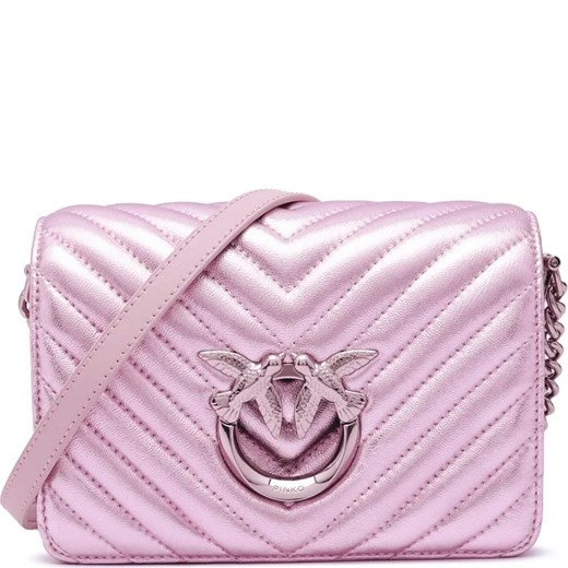 Pinko Skórzana torebka na ramię LOVE CLICK Pinko OS Gomez Fashion Store