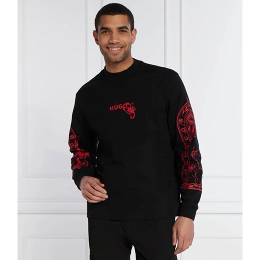 HUGO Longsleeve Dequaliom | Regular Fit L wyprzedaż Gomez Fashion Store