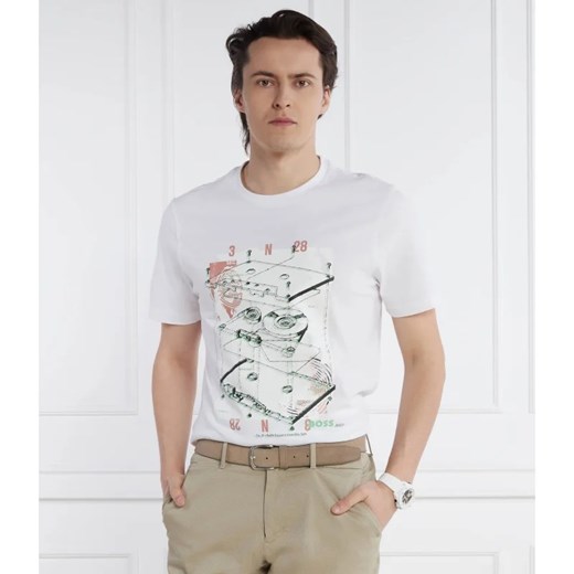 BOSS ORANGE T-shirt Te_Cassette | Regular Fit L okazja Gomez Fashion Store