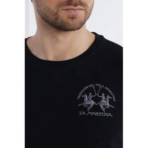 T-shirt męski La Martina z krótkimi rękawami