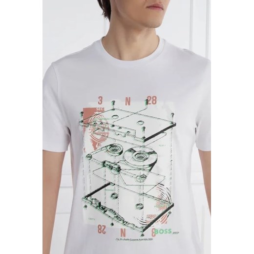 BOSS ORANGE T-shirt Te_Cassette | Regular Fit S okazja Gomez Fashion Store