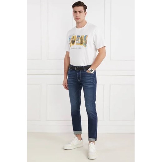 GUESS Jeansy | Slim Fit | z dodatkiem jedwabiu Guess 34/34 Gomez Fashion Store promocja