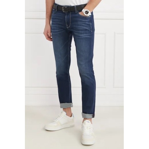 GUESS Jeansy | Slim Fit | z dodatkiem jedwabiu Guess 32/34 promocyjna cena Gomez Fashion Store