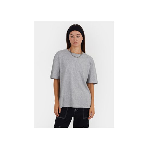 Brave Soul T-Shirt LTS-149BUSEGREY Szary Straight Fit ze sklepu MODIVO w kategorii Bluzki damskie - zdjęcie 169842840
