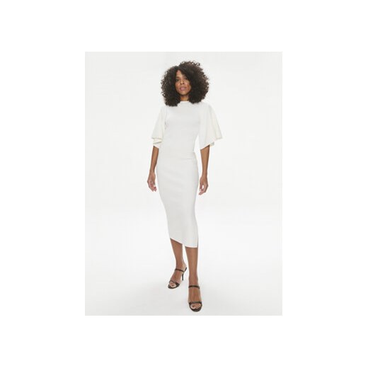 Ted Baker Sukienka dzianinowa Lounia 266260 Biały Slim Fit ze sklepu MODIVO w kategorii Sukienki - zdjęcie 169842843
