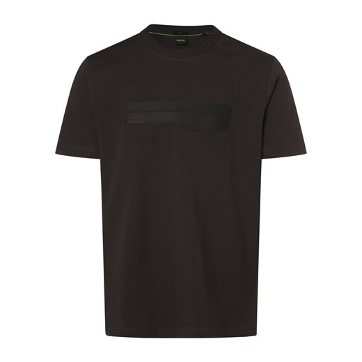 BOSS Green Koszulka męska - Tee 2 Mężczyźni Bawełna antracytowy jednolity XL vangraaf
