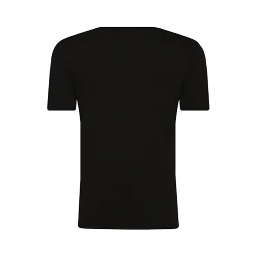 T-shirt chłopięce Boss Kidswear czarny bawełniany 