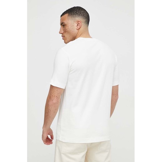 Marc O'Polo t-shirt męski biały z bawełny z krótkim rękawem 