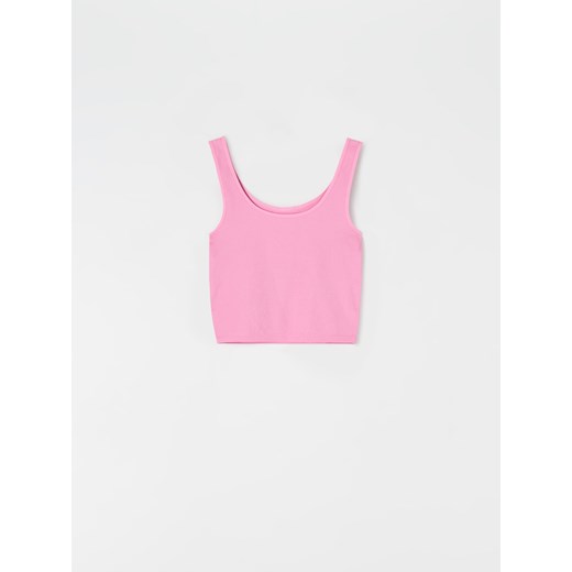 Bluzka damska Sinsay casual z okrągłym dekoltem 