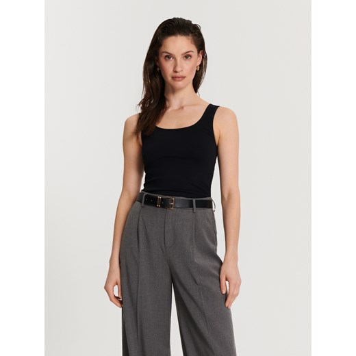 Bluzka damska Sinsay z okrągłym dekoltem 