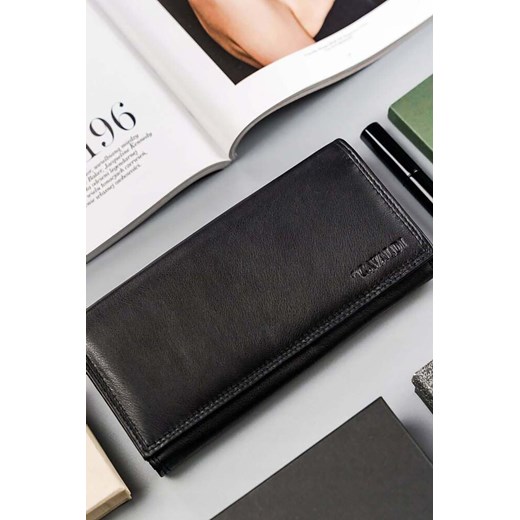 Duży, skórzany portfel unisex na zatrzask - 4U Cavaldi ze sklepu 5.10.15 w kategorii Portfele damskie - zdjęcie 169845473