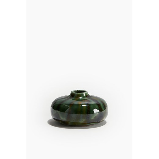 H & M - Mały wazon z kamionki - Zielony ze sklepu H&M w kategorii Wazony - zdjęcie 169846252