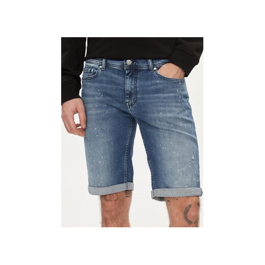 KARL LAGERFELD Szorty jeansowe 265820 542832 Granatowy Regular Fit ze sklepu MODIVO w kategorii Spodenki męskie - zdjęcie 169846632
