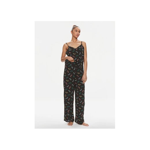 DKNY Piżama YI50005 Czarny Regular Fit ze sklepu MODIVO w kategorii Piżamy damskie - zdjęcie 169846652
