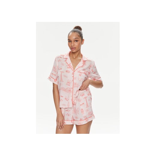 DKNY Piżama YI70003 Kolorowy Regular Fit ze sklepu MODIVO w kategorii Piżamy damskie - zdjęcie 169846720