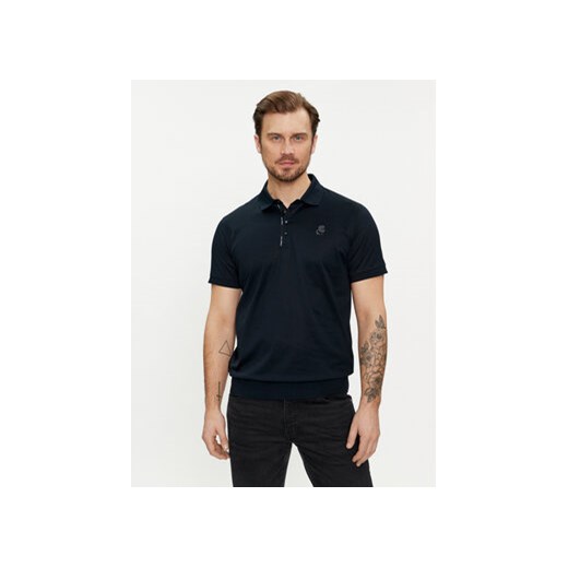 KARL LAGERFELD Polo 745001 542200 Granatowy Regular Fit ze sklepu MODIVO w kategorii T-shirty męskie - zdjęcie 169846724
