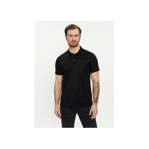 KARL LAGERFELD Polo 745000 542200 Czarny Regular Fit ze sklepu MODIVO w kategorii T-shirty męskie - zdjęcie 169846800