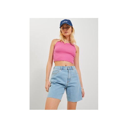 JJXX Top Fallon 12200401 Różowy Slim Fit ze sklepu MODIVO w kategorii Bluzki damskie - zdjęcie 169846823