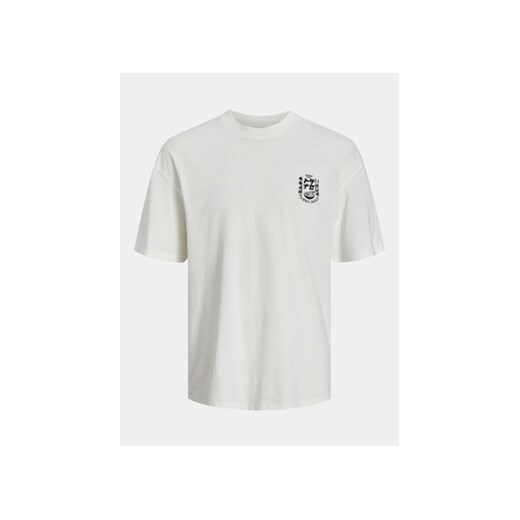 Jack&Jones T-Shirt Dirk 12249223 Biały Wide Fit ze sklepu MODIVO w kategorii T-shirty męskie - zdjęcie 169846850