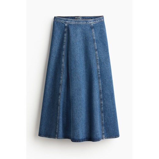 H & M - Trapezowa spódnica dżinsowa - Niebieski H & M 38 H&M