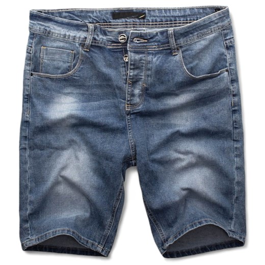 Szorty męskie jeansowe niebieskie Recea ze sklepu Recea.pl w kategorii Spodenki męskie - zdjęcie 169849330