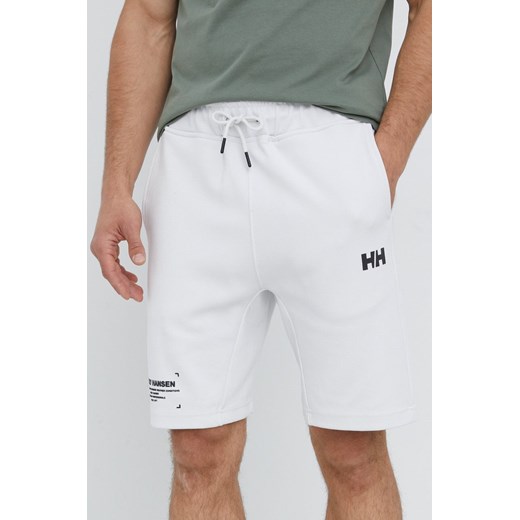 Helly Hansen szorty męskie kolor biały 53710-606 ze sklepu PRM w kategorii Spodenki męskie - zdjęcie 169850292