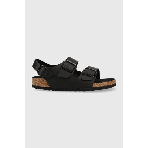 Birkenstock sandały Milano damskie kolor czarny 1024998 ze sklepu PRM w kategorii Sandały damskie - zdjęcie 169850300