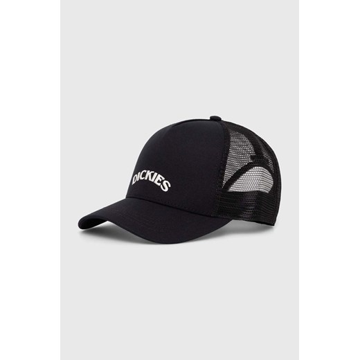 Dickies czapka z daszkiem SHAWSVILLE TRUCKER kolor czarny z aplikacją DK0A4YPG ze sklepu PRM w kategorii Czapki z daszkiem damskie - zdjęcie 169850352