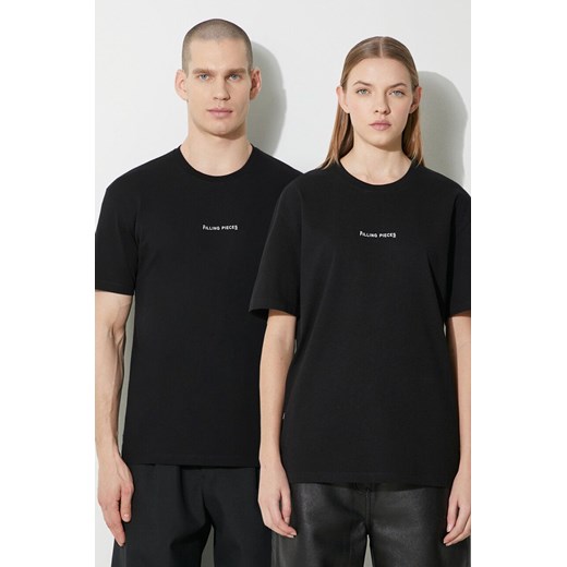 Filling Pieces t-shirt bawełniany Slim kolor czarny z nadrukiem 74434001861 ze sklepu PRM w kategorii T-shirty męskie - zdjęcie 169850584