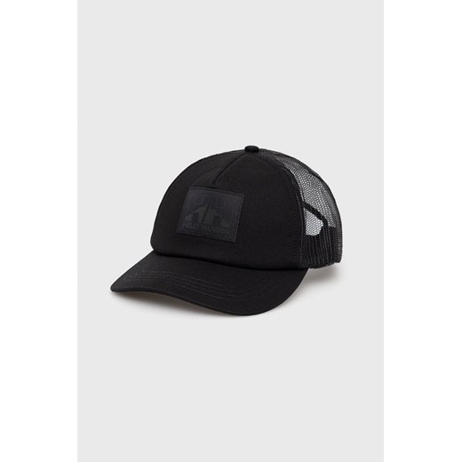 Helly Hansen czapka kolor czarny z aplikacją 67435-990 ze sklepu PRM w kategorii Czapki z daszkiem damskie - zdjęcie 169854063